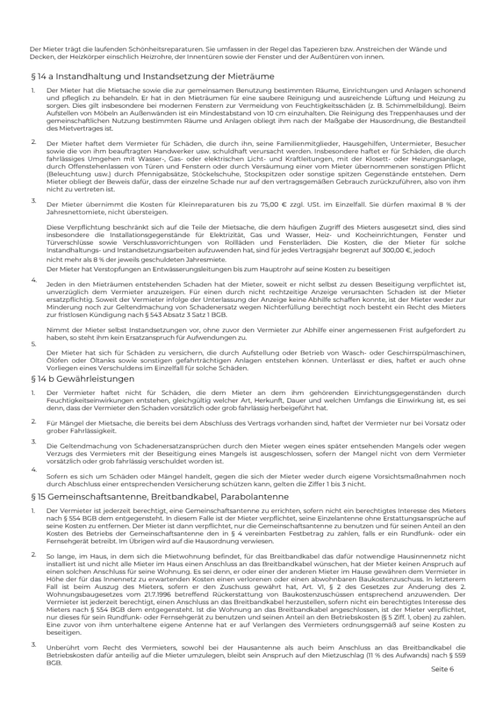 Page 3 of the previous NEB residential lease form.