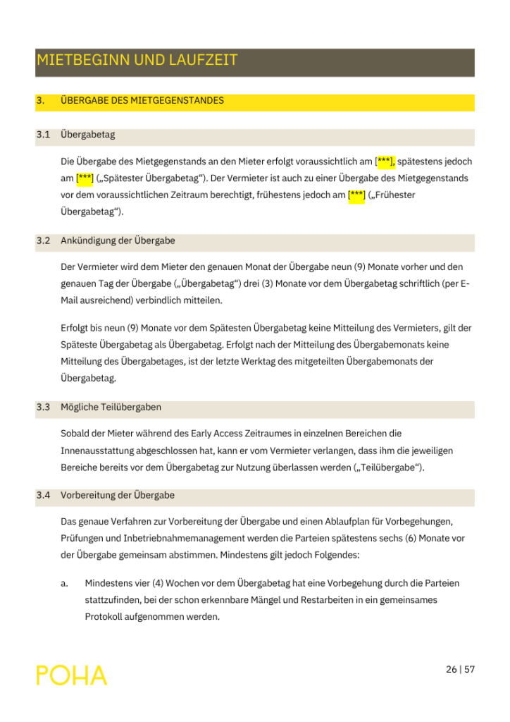 Page 3 of the rewritten POHA lease standard.